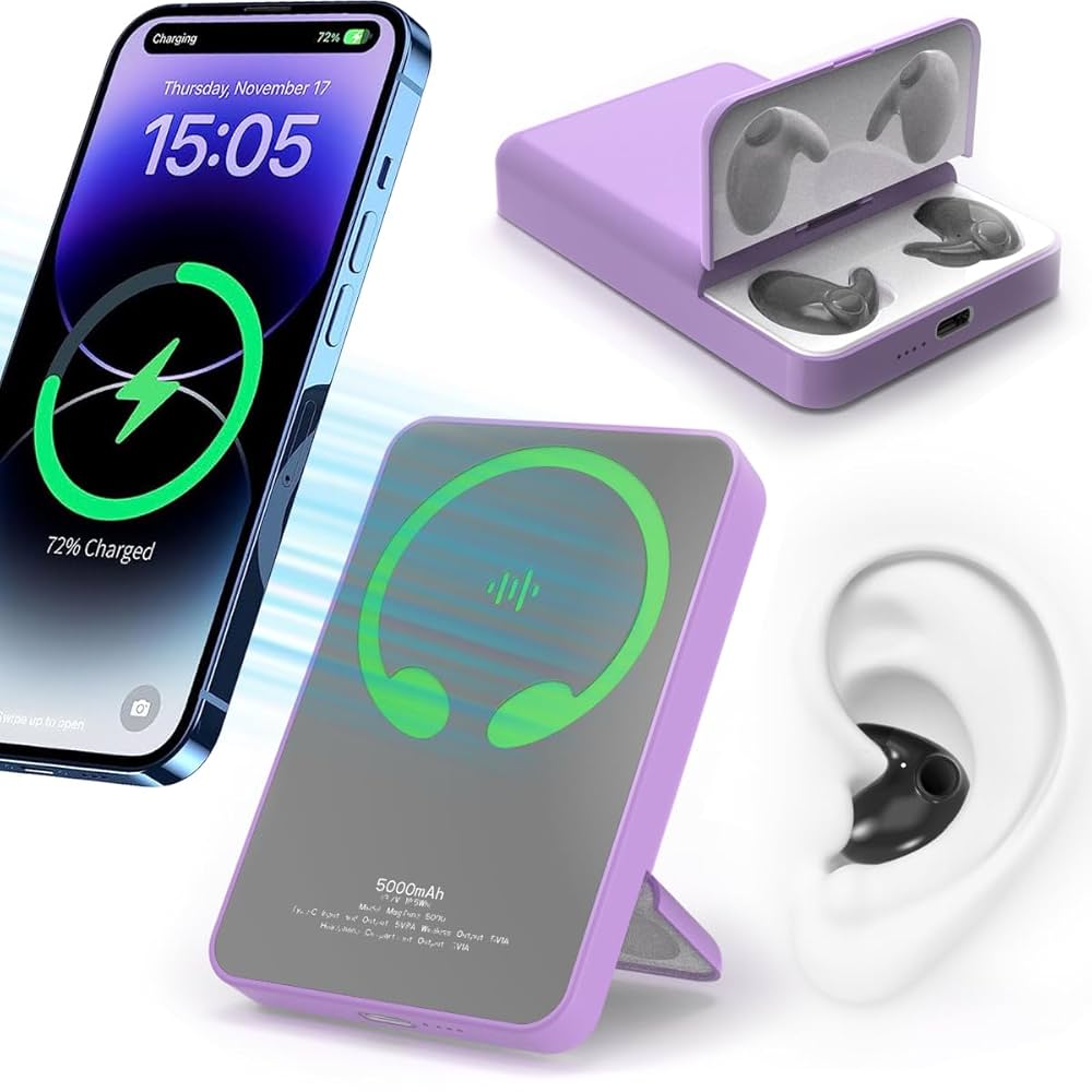 スマホアクセサリー Magnetic Case and Magnetic Power Bank Amazon.com: XCOOL Magnetic Phone Charger, 5000mAh Ultra-Slim
